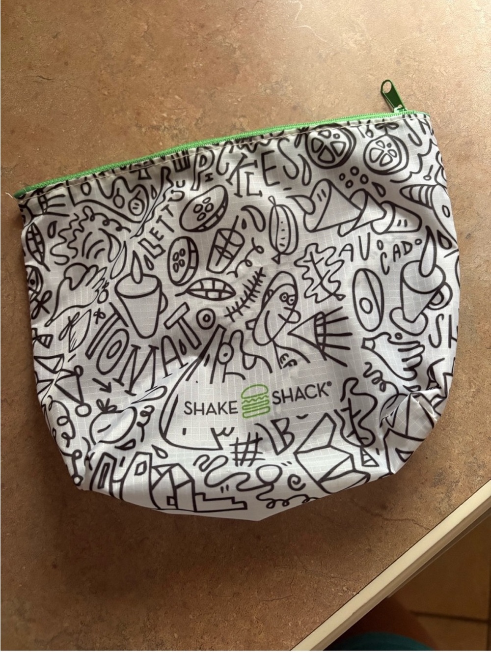 Shake Shack small zipper pouch bag